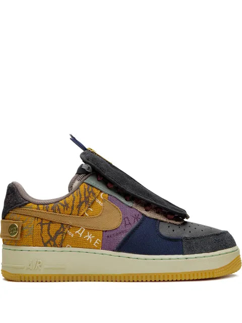 Nike - X Travis Scott Air Force 1 Low "Cactus Jack" Sneakers