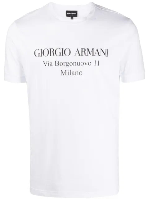 Giorgio Armani - Logo Print T-Shirt