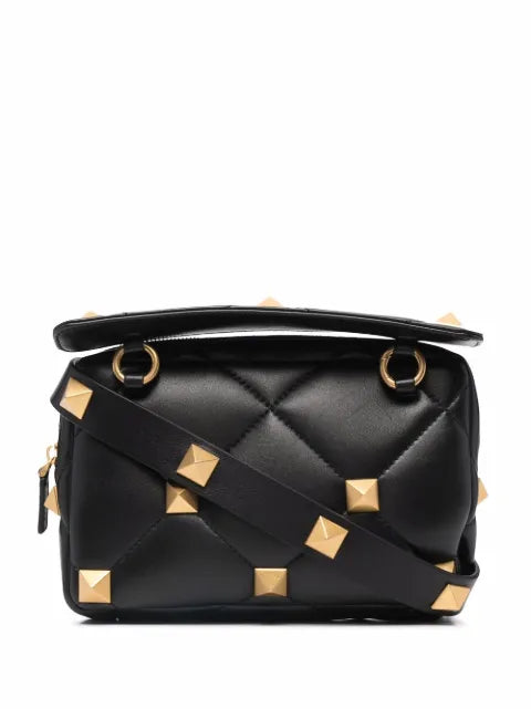 Valentino Garavani - Roman Stud Diamond-Quilted Clutch Bag