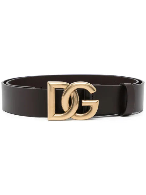 Dolce & Gabbana - Logo-Buckle Leather Belt