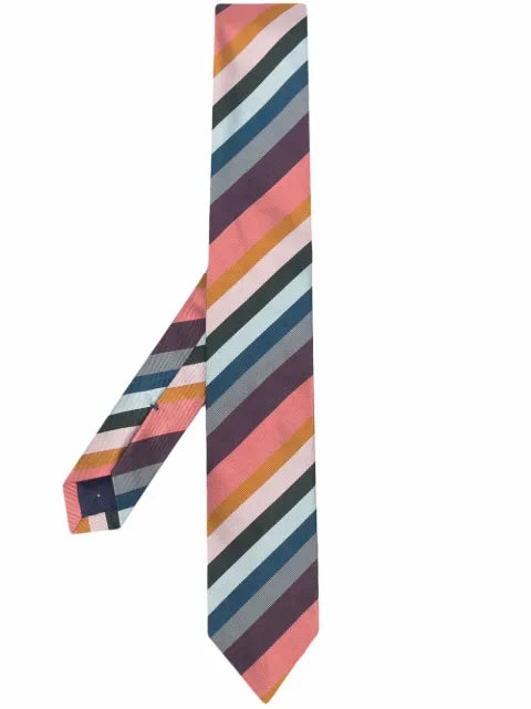 Paul Smith - Diagonal-Stripe Silk Tie