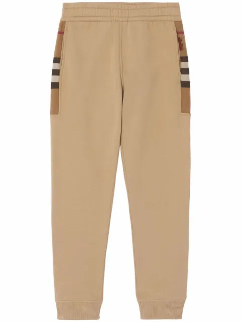 Burberry - Check-Pattern Track Pants