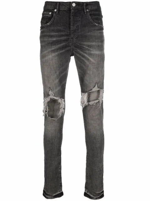 Purple Brand - Low-Rise Slim-Fit Jeans