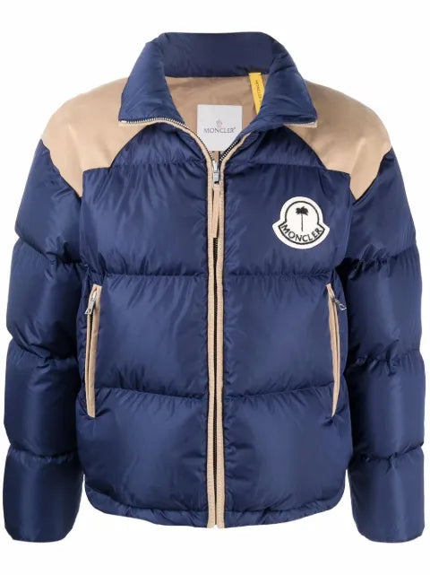 Palm Angels - X Moncler Logo-Patch Padded Jacket