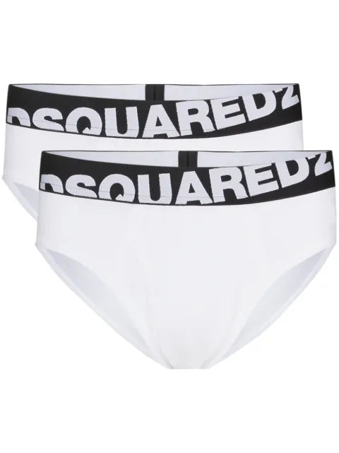 DSQUARED2 - Logo-Waistband Pack Of Two Briefs
