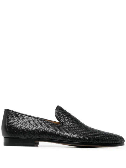 Magnanni - Interwoven Leather Loafers