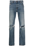 Diesel - 1995 Ripped Straight-Leg Jeans