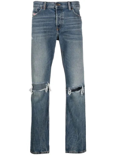 Diesel - 1995 Ripped Straight-Leg Jeans