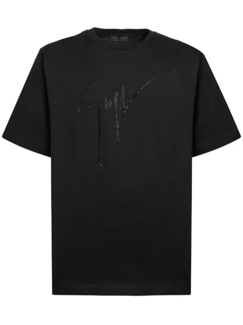 Giuseppe Zanotti - Lr-23 Rhinestone-Embellished Logo T-Shirt