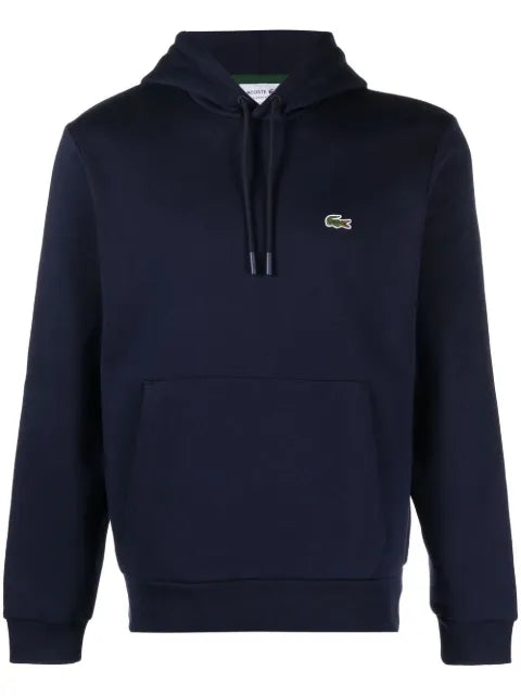 Lacoste - Logo-Patch Fleece Hoodie