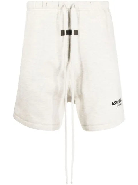 FEAR OF GOD ESSENTIALS - Logo-Print Drawstring Track Shorts