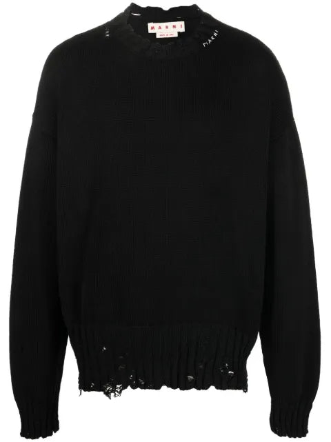 Marni - Twisted Crew-Neck Jumper
