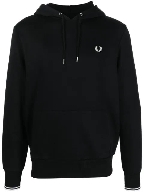 Fred Perry - Embroidered-Logo Detail Hoodie
