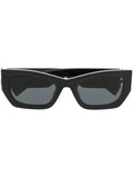 Miu Miu Eyewear - Logo-Plaque Rectangular Sunglasses