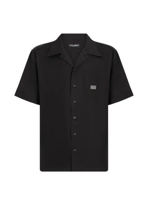 Dolce & Gabbana - Logo-Tag Cotton Shirt