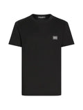 Dolce & Gabbana - Cotton T-Shirt With Branded Tag