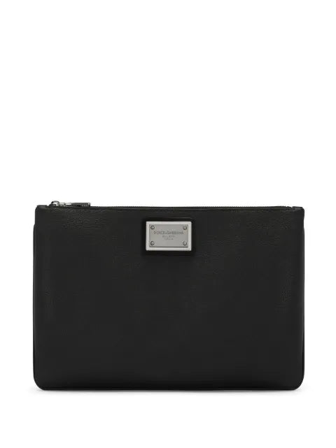 Dolce & Gabbana - Logo-Plaque Clutch Bag