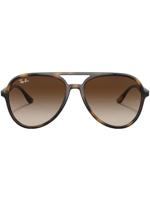 Ray-Ban - Rb4376 Tortoise-Shell Aviator Frames