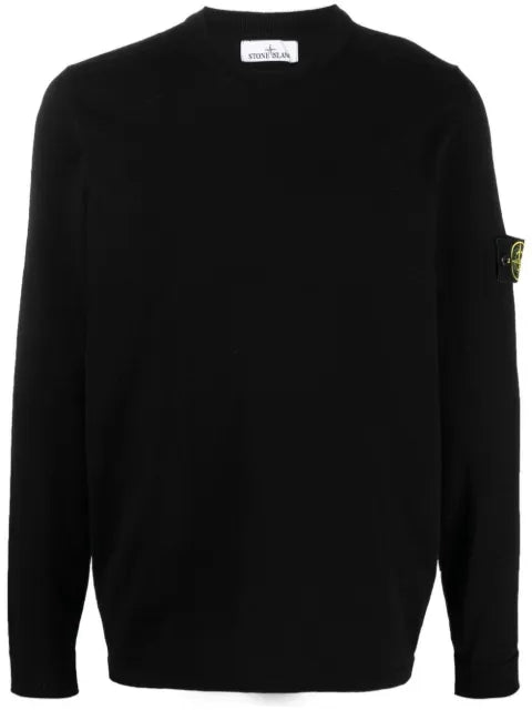Stone Island - Compass-Patch Crewneck Jumper