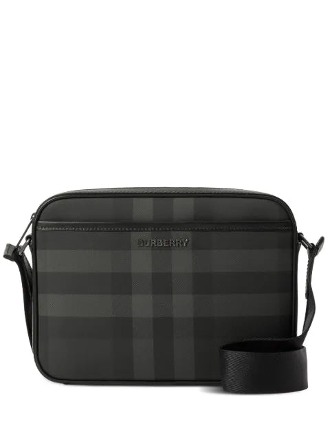 Burberry - Muswell Check-Pattern Messenger Bag
