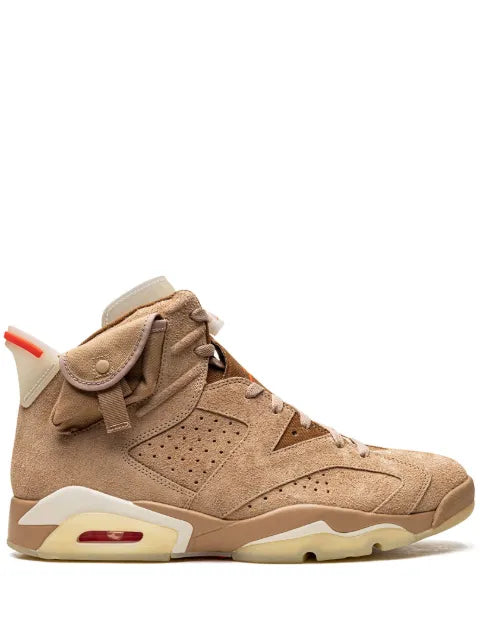 Jordan - X Travis Scott Air Jordan 6 Retro Sp "British Khaki Promo Sample" Sneakers