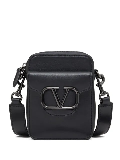 Valentino Garavani - Mini Locã² Leather Crossbody Bag