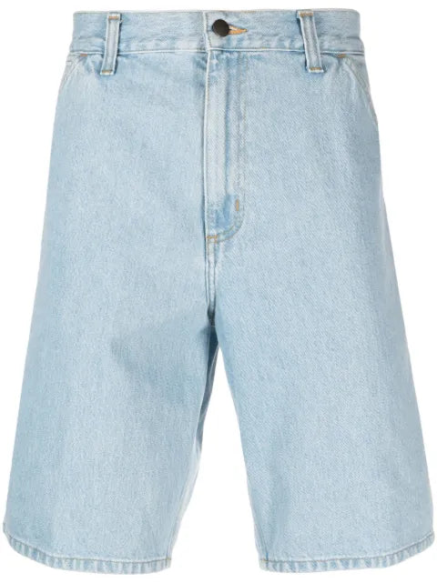 Carhartt WIP - Logo-Patch Denim Cargo Shorts