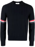 Thom Browne - Rwb-Stripe Long-Sleeve Jumper