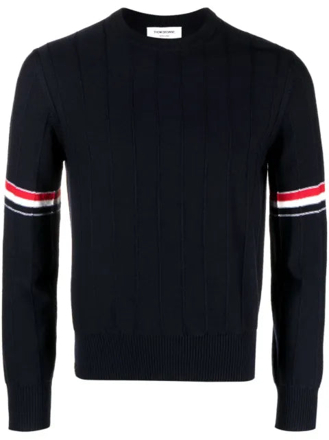 Thom Browne - Rwb-Stripe Long-Sleeve Jumper