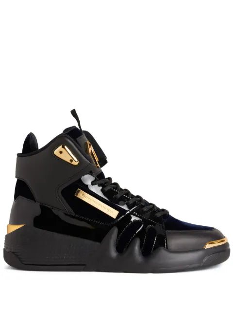 Giuseppe Zanotti - Talon High-Top Leather Sneakers
