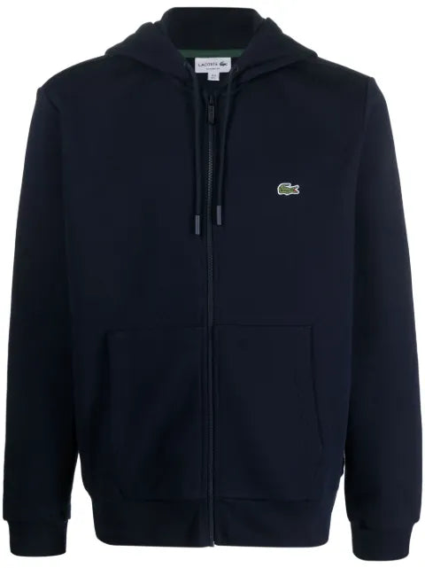 Lacoste - Logo-Embroidered Zip-Up Hoodie