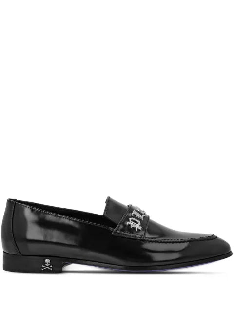 Philipp Plein - Leather Moccasins Gothic Plein