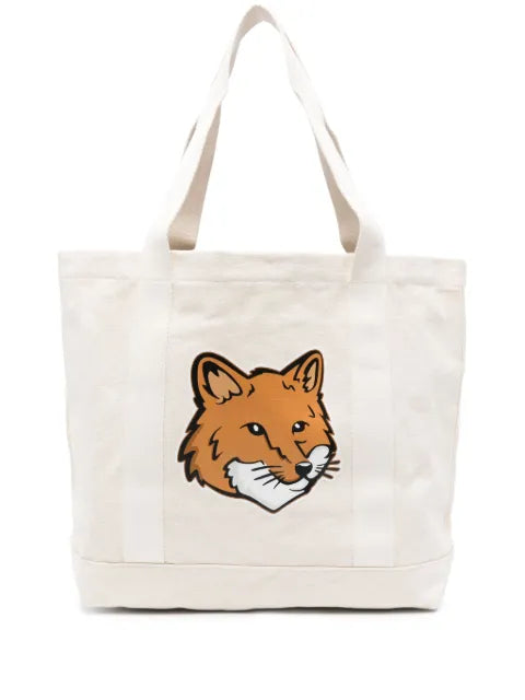 Maison Kitsuné - Fox Head Canvas Tote Bag