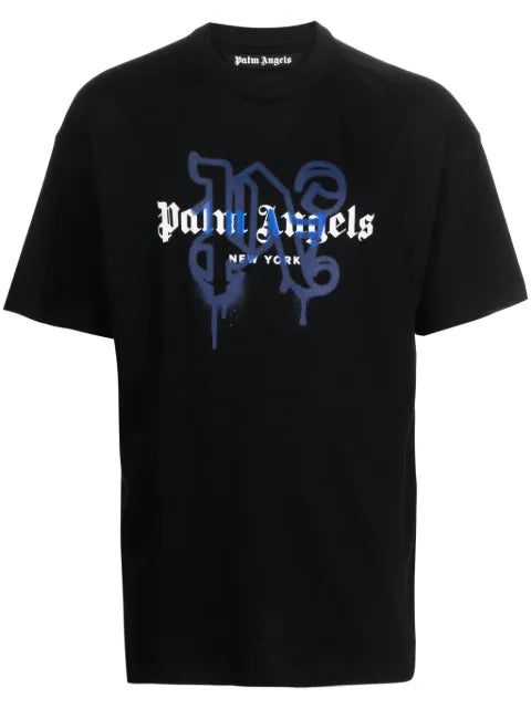 Palm Angels - New York Monogram-Print T-Shirt