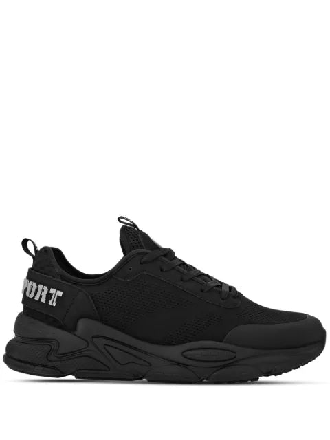 Plein Sport - Logo-Lettering Mesh Sneakers
