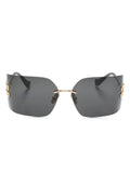 Miu Miu Eyewear - Runway Rectangle-Frame Sunglasses
