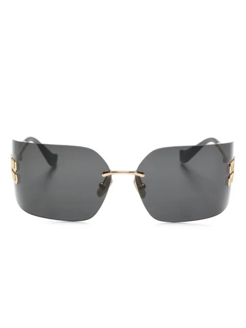 Miu Miu Eyewear - Runway Rectangle-Frame Sunglasses