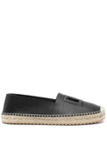 Dolce & Gabbana - Logo-Embossed Leather Espadrilles