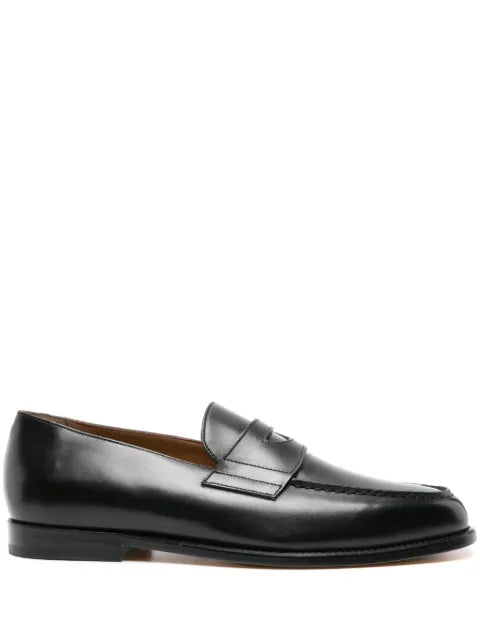 Doucal's - High-Shine Leather Loafers
