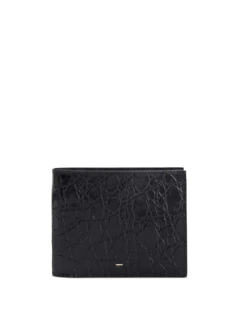 Giuseppe Zanotti - Albert 2.0 Crocodile-Print Leather Bi-Fold Wallet