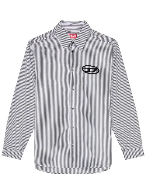 Diesel - S-Simply-E Striped Cotton Shirt