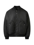 Diesel - Bomber Jacket In Padded Nylon With Oval D