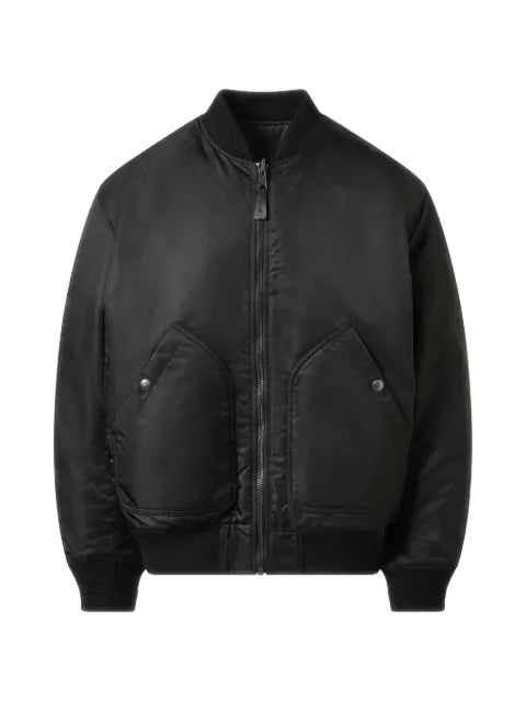 Diesel - Bomber Jacket In Padded Nylon With Oval D