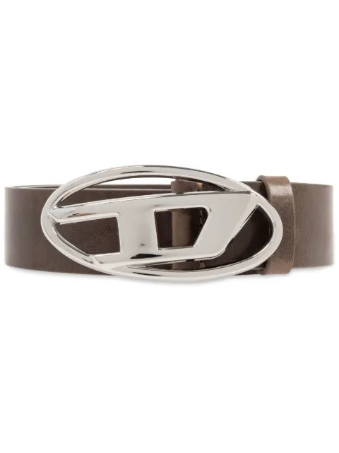 Diesel - Logo-Buckle Leather Belt