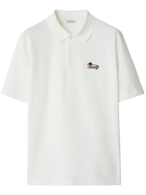 Burberry - Logo-Patch Cotton Polo Shirt