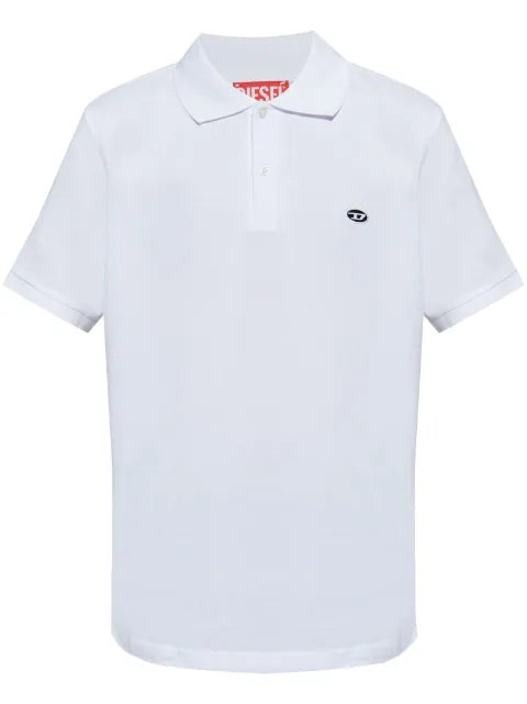 Diesel - Logo-Appliquã© Cotton Polo T-Shirt