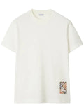 Burberry - Check-Patch Cotton T-Shirt
