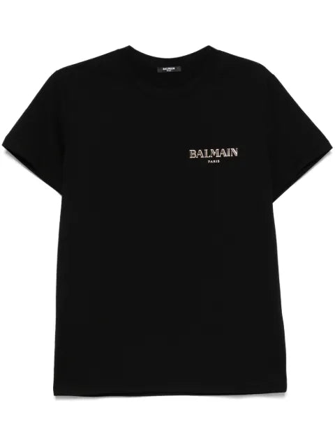 Balmain - Logo-Appliquã© T-Shirt