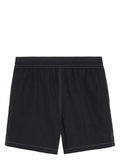 AMI Paris - Ami De Coeur Contrast-Stitching Swim Shorts