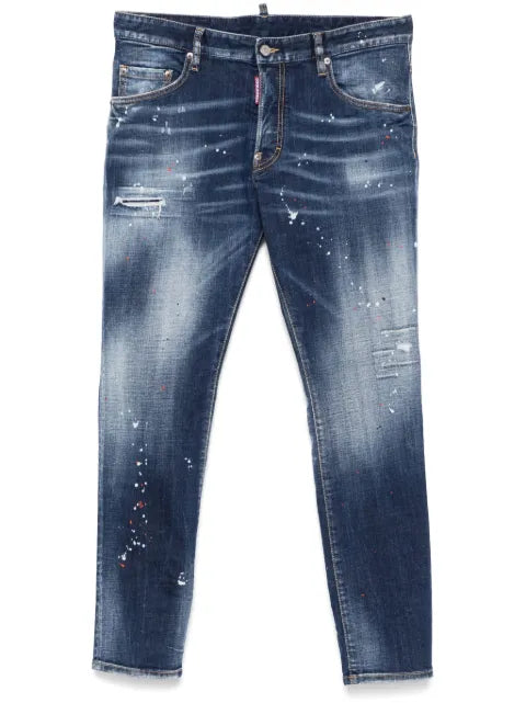 DSQUARED2 - Medium Easy Wash Skater Jeans